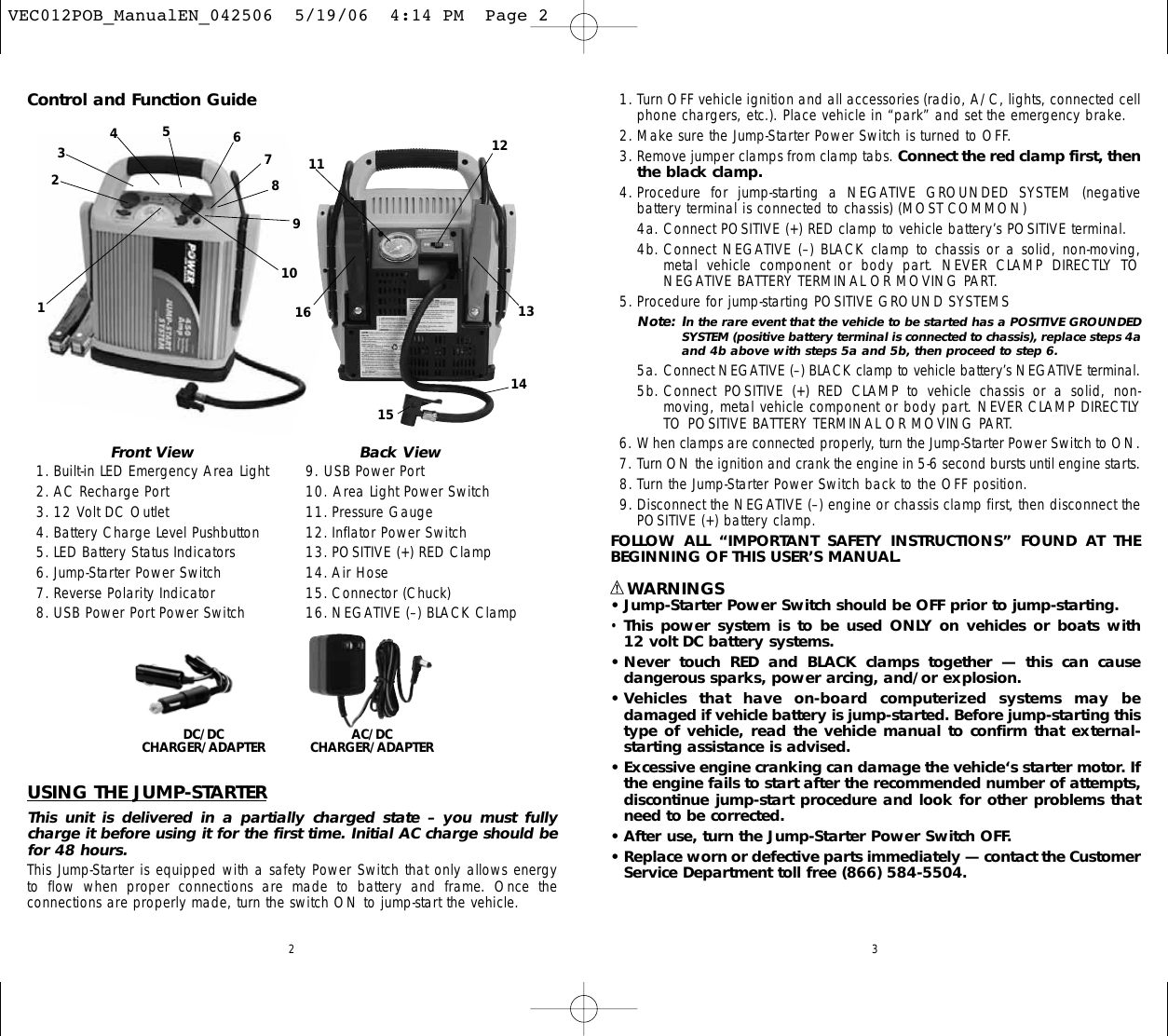 1254x1112 Vector Power On Board Users Manual Manualslib Makes It