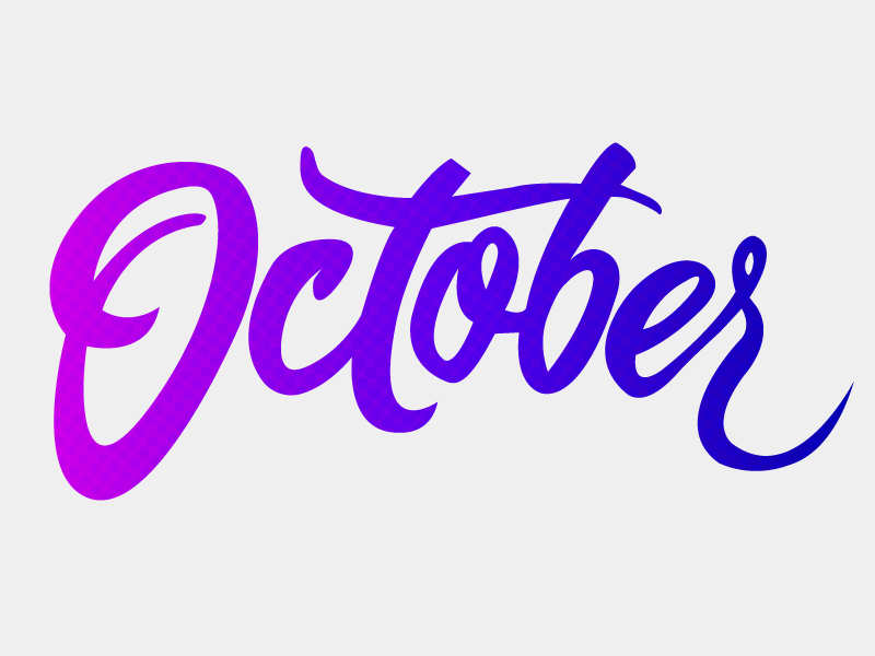 800x600 October Script Vector Practice