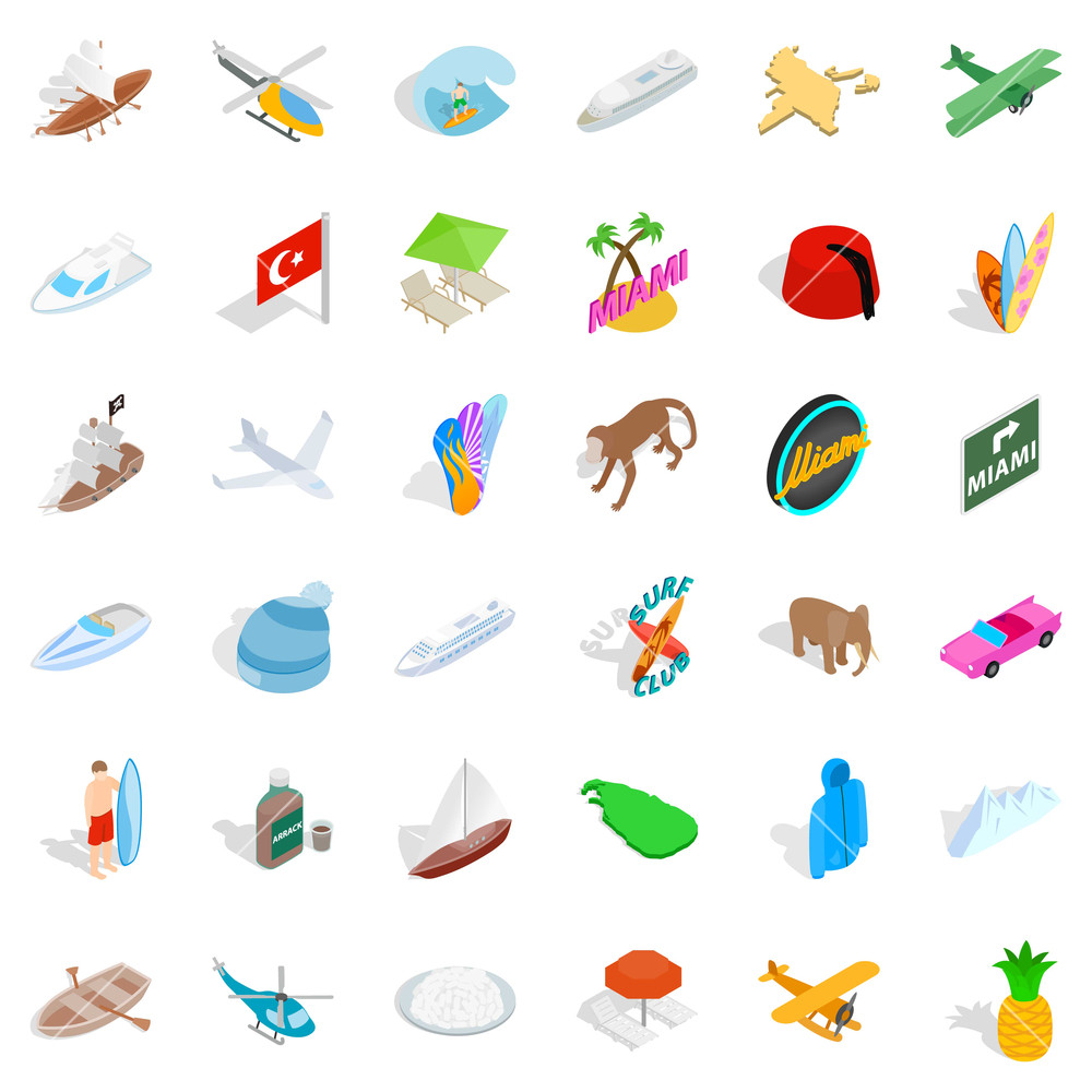 1000x1000 Practice Icons Set Isometric Style Of Practice Vector Icons