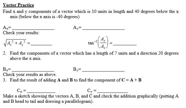 635x370 Solved Vector Practice Find X And Y Components Of A Vecto
