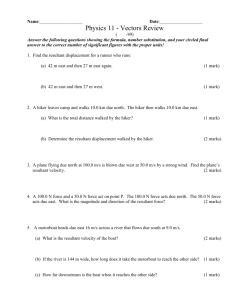 231x300 Vector Problems Worksheet