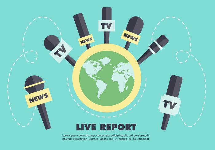 700x490 Journalism Press Vector Backround