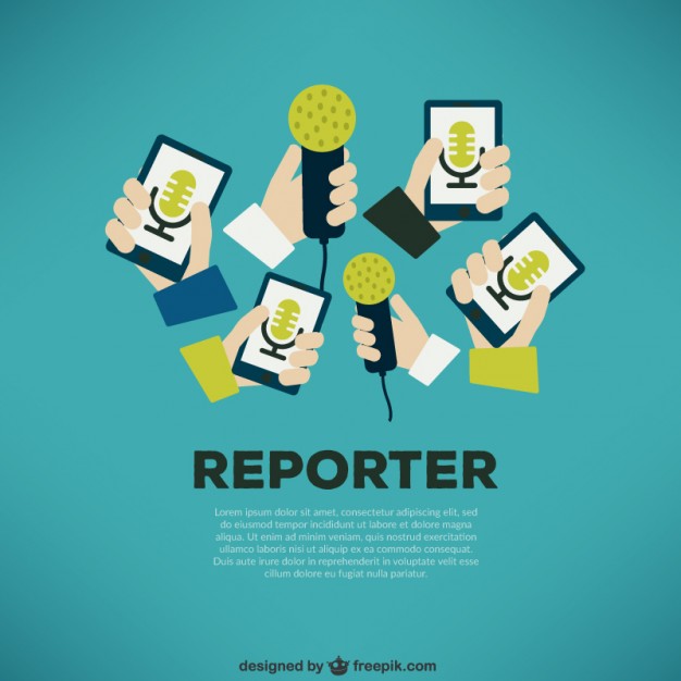 626x626 Journalist Press Concept Vector Free Download