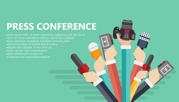 626x357 Press Conference Concept Vector Premium Download