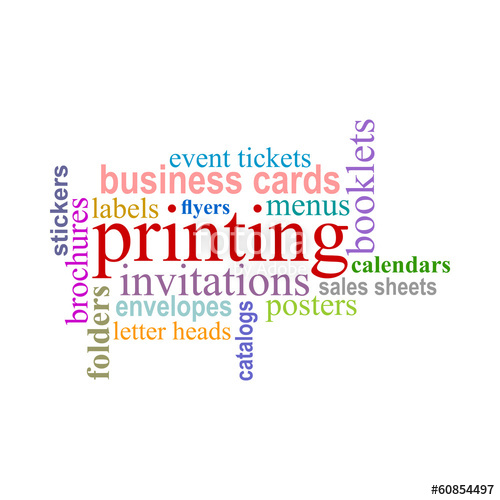 500x500 Printing Services Stock Image And Royalty Free Vector