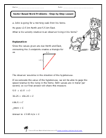 153x198 Vector Based Word Problem Worksheets