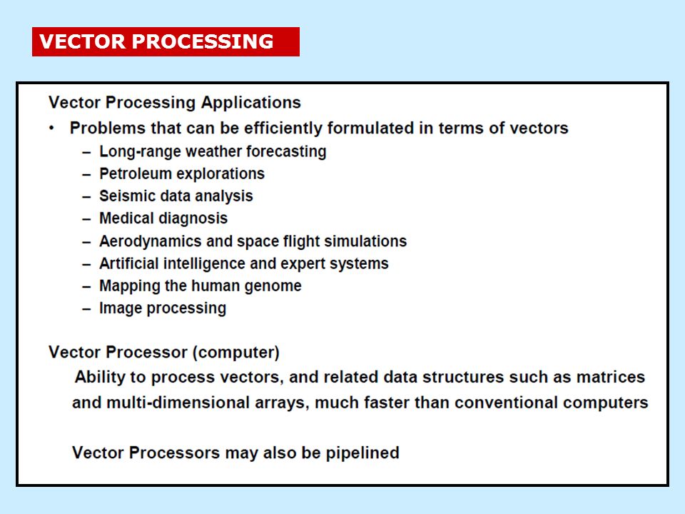 960x720 Pipeline And Vector Processing Parallel Processing The Purpose