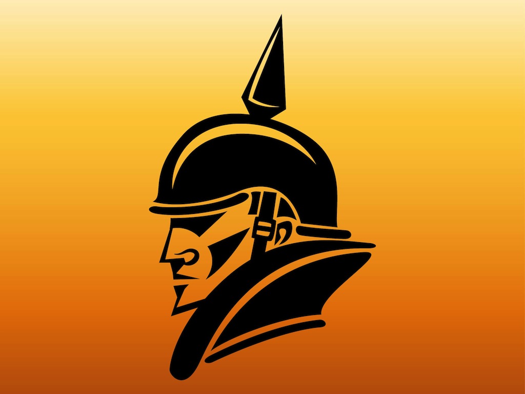 1024x768 Soldier Profile Vector Art Graphics