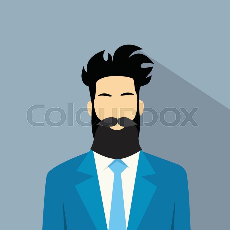 800x800 Business Man Profile Icon Male Avatar Stock Vector Colourbox