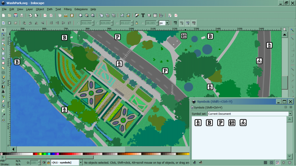 Vector programs for windows at vectorified collection of vector