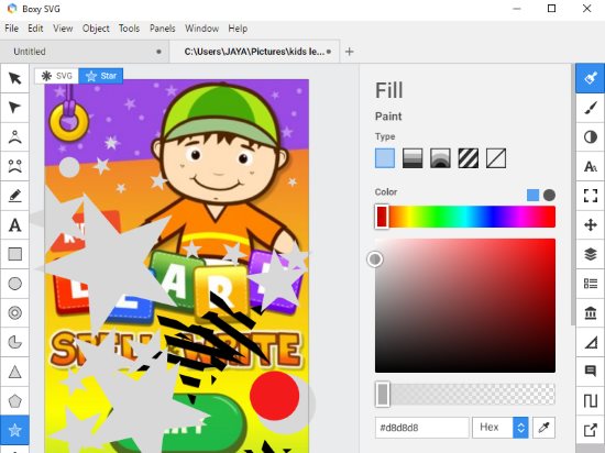 Free Windows Vector Graphics Editor App Boxy 550x412 Free Windows Vector Graphics Editor App Boxy