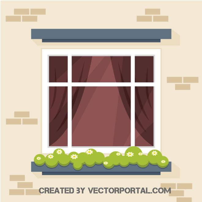 Window Exterior Vector Graphics 660x660 Window Exterior Vector Graphics