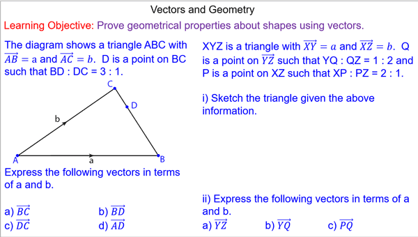 600x340 Geometrical Proof With Vectors