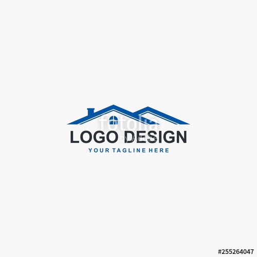 Real Estate Company Logo Design Property Management Illustration 500x500 Real Estate Company Logo Design Property Management Illustration