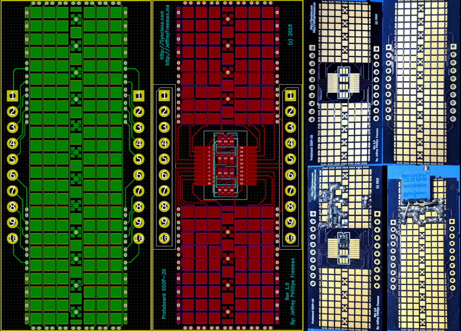 1497x1074 Prototype Board For Smd Smt In Action