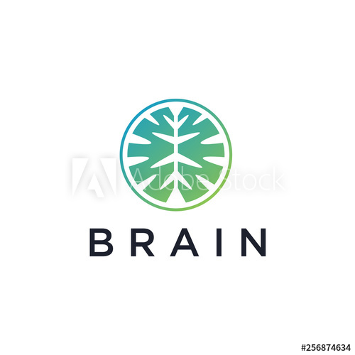 500x500 Brain Logo Bran Brainstorm Icon Logo Ideas Brain Vector