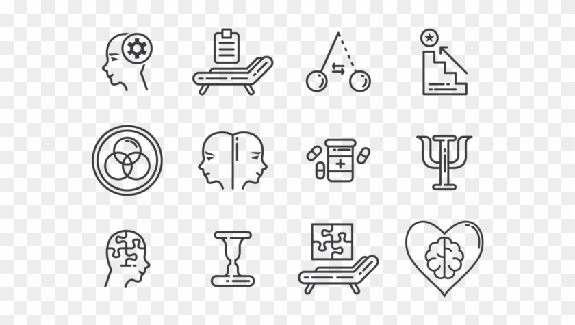 840x475 Psychologist Icons Vector