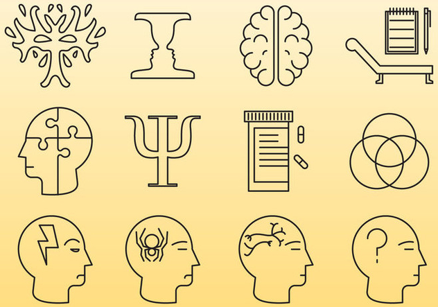 632x443 Psychology Line Icons Free Vector Download Cannypic