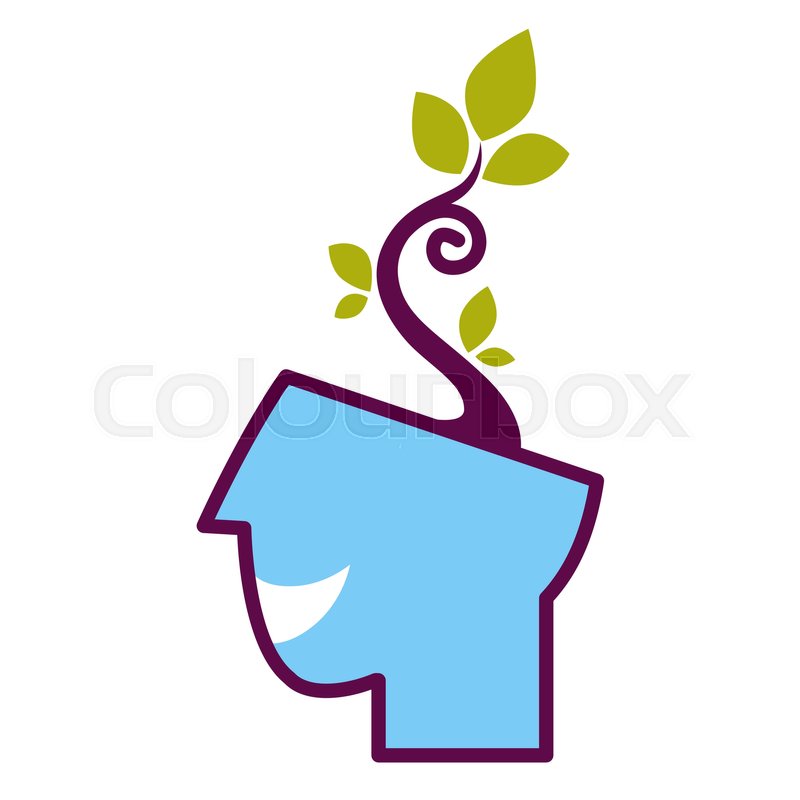 800x800 Psychology Abstract Symbol Of Human Stock Vector Colourbox