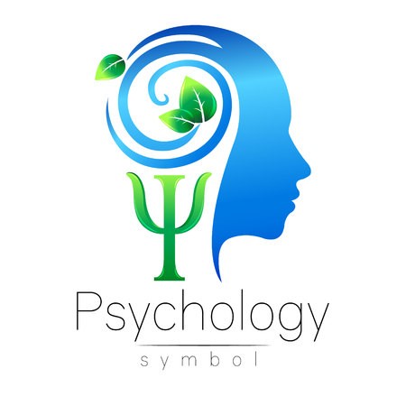 450x450 Psychology Logo Icon Isolated On White Background Stock Vector