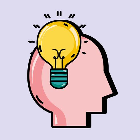 490x490 Psychology Treatment To Analysis Mental Problem Vector