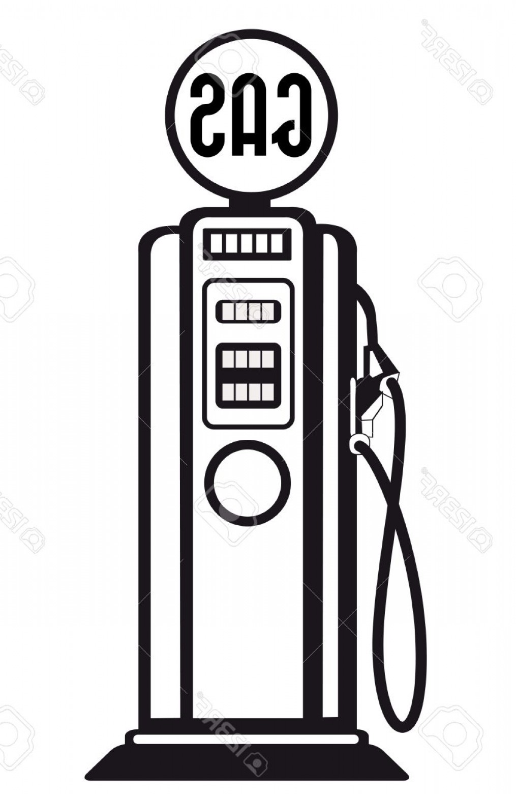 1015x1560 Photostock Vector Retro Gasoline Pump Vector Soidergi