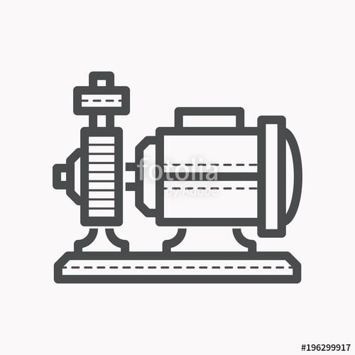 500x500 Water Pump Vector Icon Stock Image And Royalty Free Vector