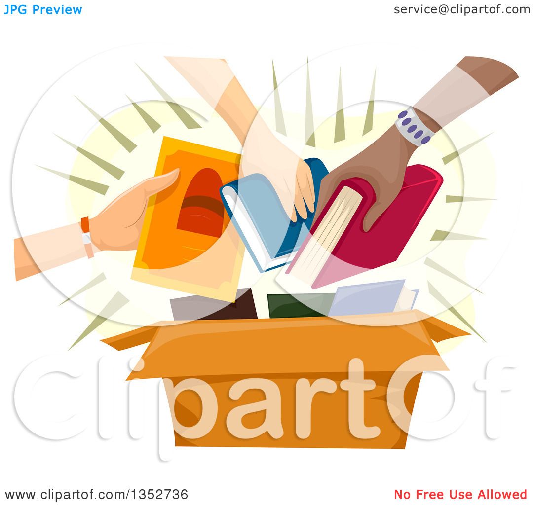 1080x1024 Clipart Of Hands Putting Books Into A Box