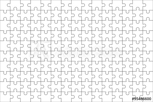 500x334 Jigsaw Puzzle Blank Template Pieces