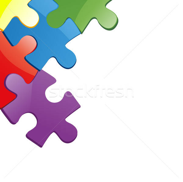 600x599 Vector Illustration Of Puzzle Pieces Vector Illustration Edmond