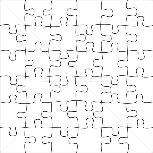 600x600 Vector Puzzle Background Vector Illustration Dmitry Merkushin