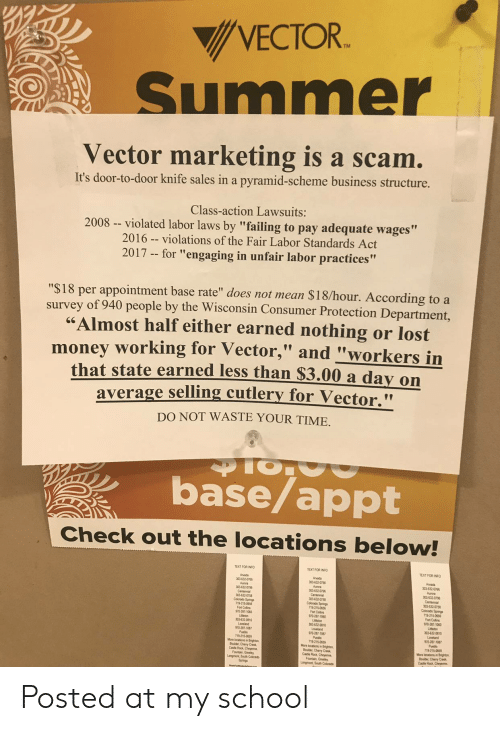 500x731 Vector Summer Vector Marketing Is A Scam It's Door To Door Knife