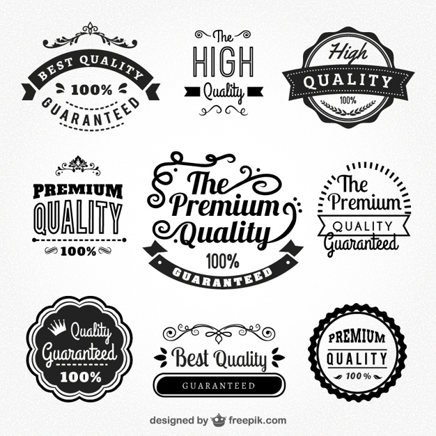 626x626 Premium Quality Badges Vector Free Download