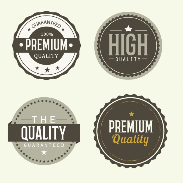 626x626 Quality Labels Vector Free Download