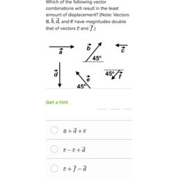 256x256 Vectors And Scalars Questions
