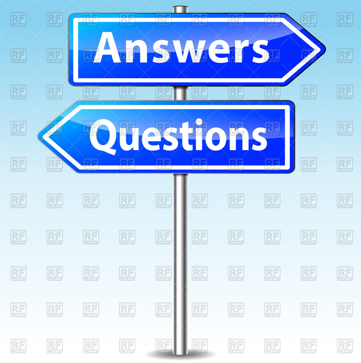 Traffic Sign With Words Answers And Questions Vector Image 1194x1200 Traffic Sign With Words Answers And Questions Vector Image