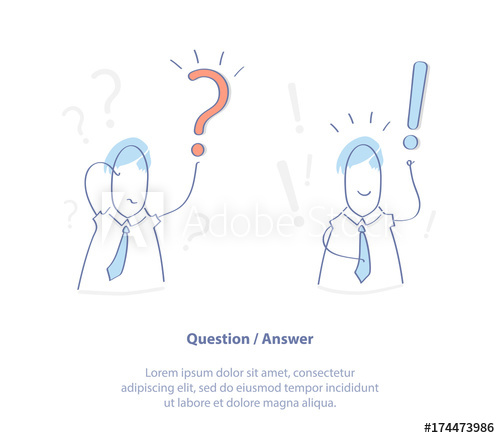 Concept Of Questions And Answers, Problems And Solutions Cute Man 500x438 Concept Of Questions And Answers, Problems And Solutions Cute Man