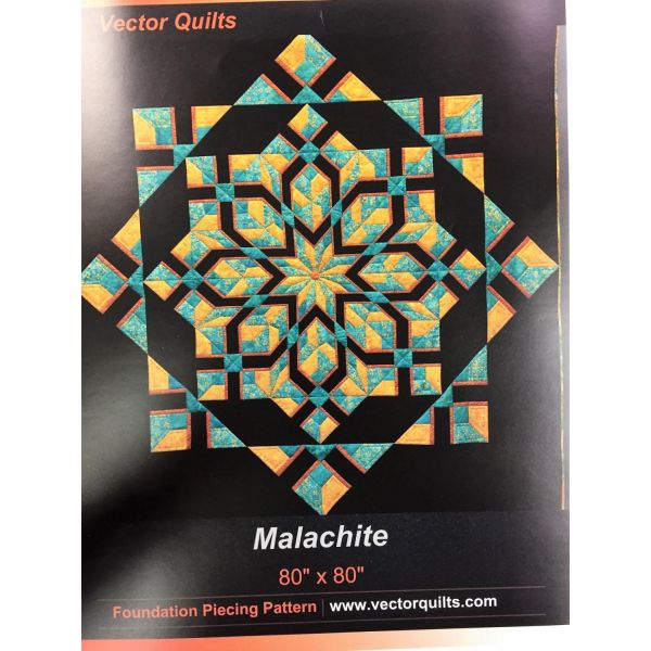Vector Quilts Malachite Foundation Piecing Pattern X 600x600 Vector Quilts Malachite Foundation Piecing Pattern X