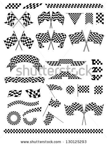 347x470 Free Vector Racing Flags Monogram Alphabet In Hot Wheels