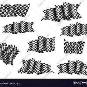 300x300 Photostock Vector Checkered Flag Pattern Of Car Racing Vector D