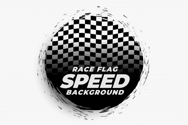 626x417 Racing Speed Background With Checkered Flag Vector Free Download