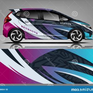 300x300 Racing Car Wrap Design Vector Graphic Savoyuptown