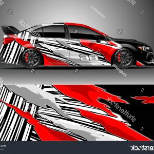 300x300 Racing Car Wrap Design Vector Graphic Hoodamathrun