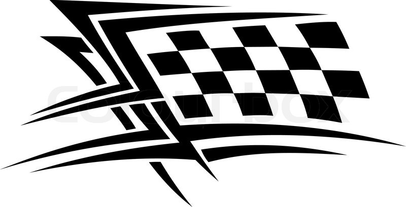 800x409 Racing Sports Tattoo Stock Vector Colourbox