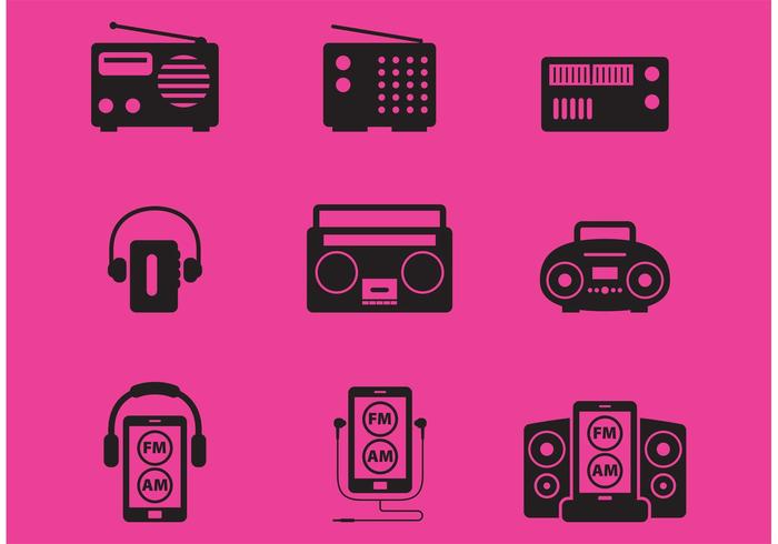 700x490 Radio Free Vector Art