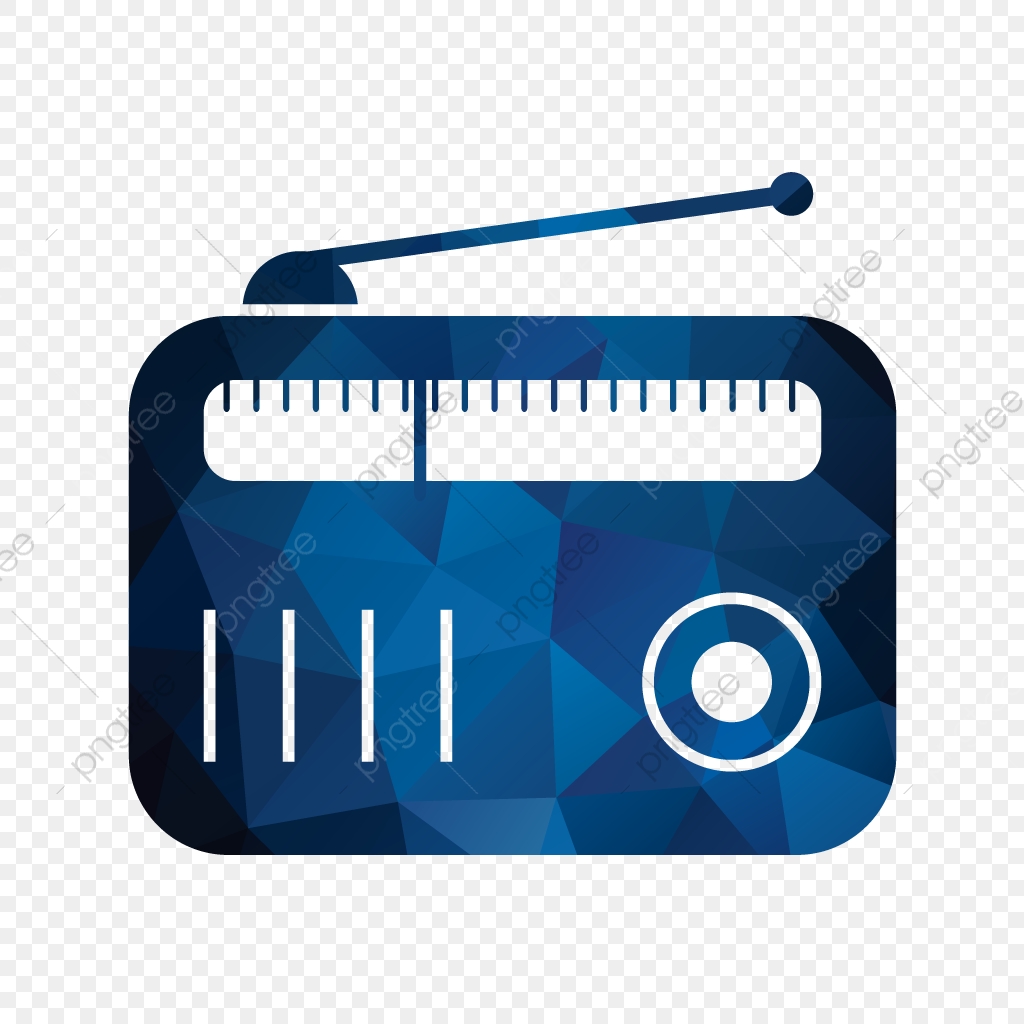 1024x1024 Vector Radio Icon, Radio, Radio Set, Fm Radio Png Transparent
