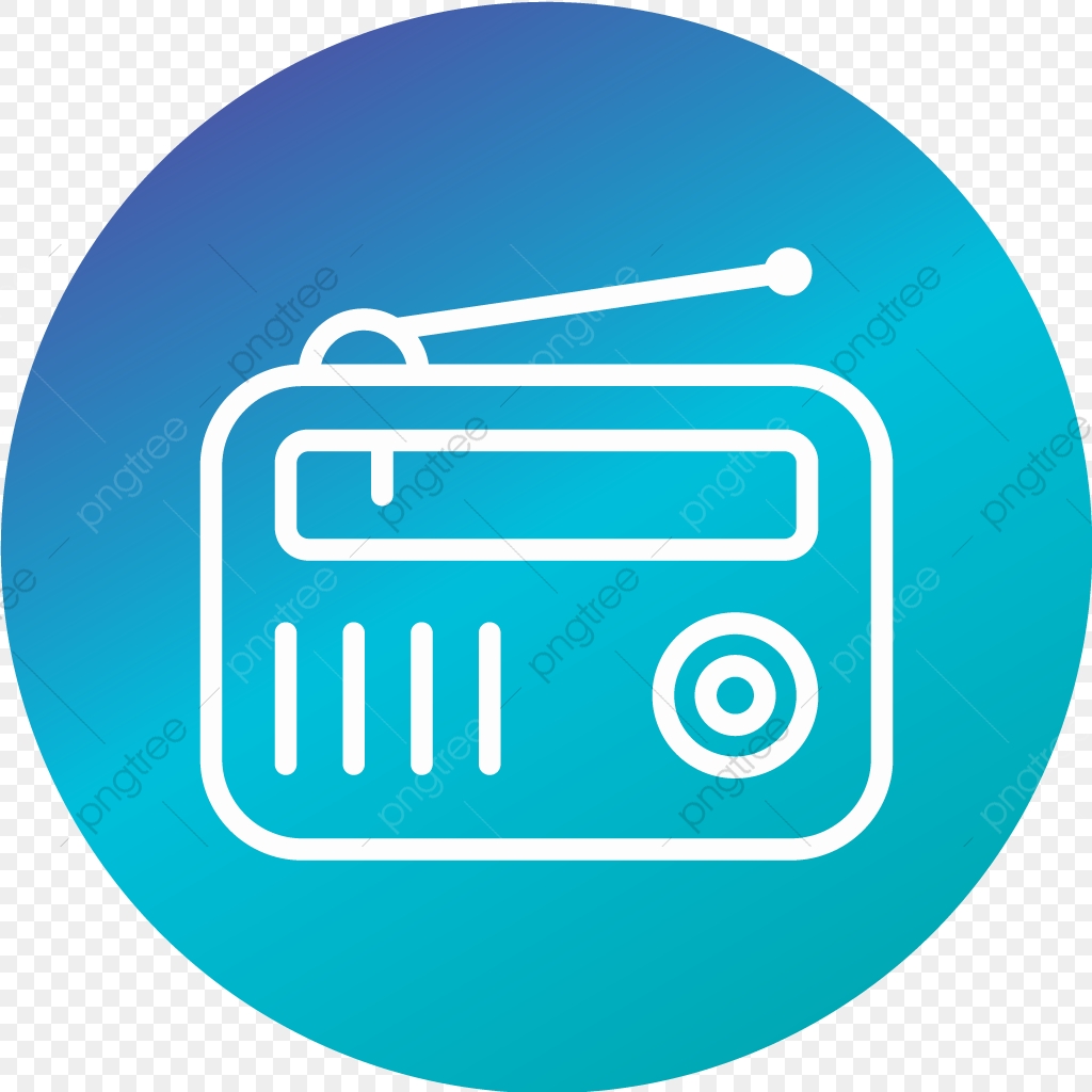 1024x1024 Vector Radio Icon, Radio Icon, Radio Set Icon, Fm Radio Icon Png