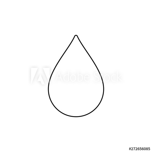 500x500 Water Drop Symbol