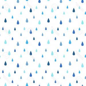 300x300 Photostock Vector Rain Seamless Vector Pattern Falling Water Drops