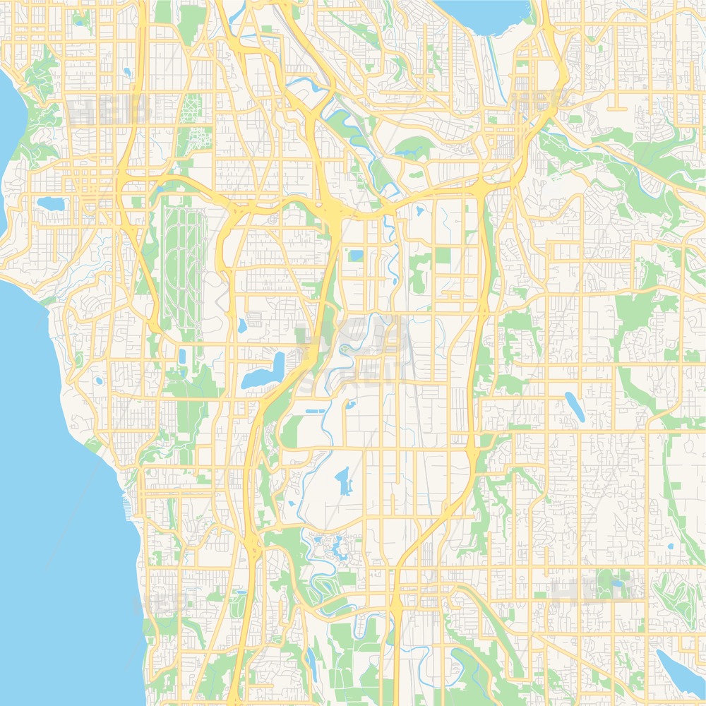 1000x1000 Empty Vector Map Of Raleigh, North Carolina, Usa Hebstreits Sketches